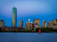 Full Moon Over The Charles