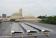 solar cells on roof