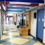 Hallway with clutter