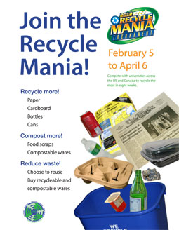 RecycleMania 2012 poster