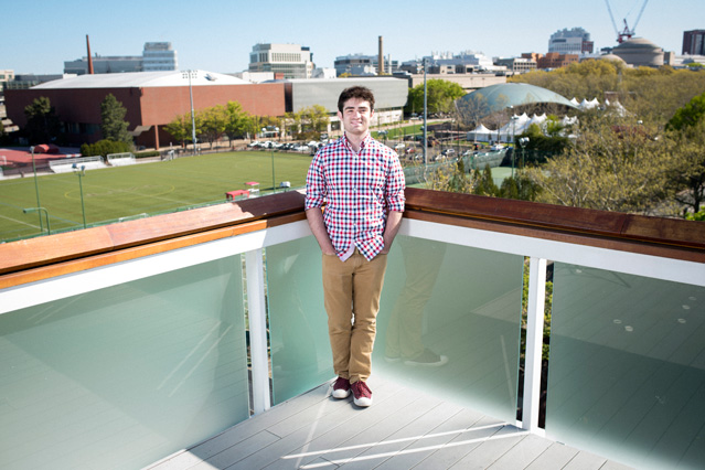 Senior Donald Little uses computer science to improve people’s everyday lives