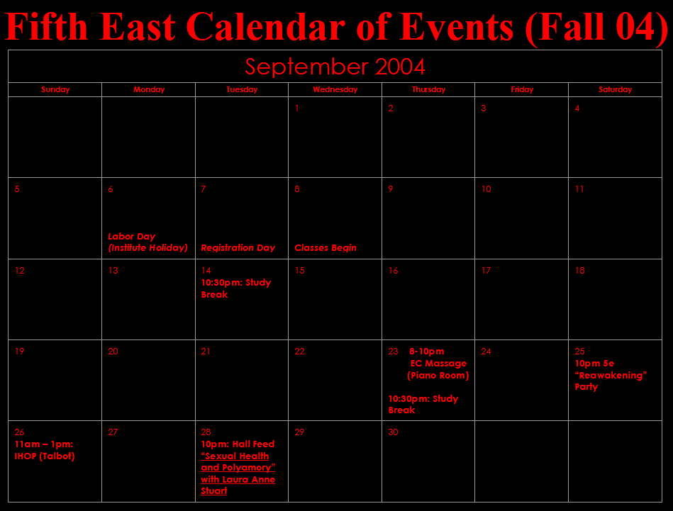 September events