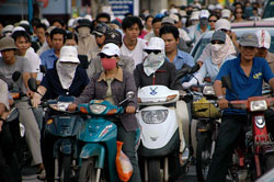 Traffic in Ho Chi Minh City/Nancy Kelly