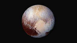 Pluto in Enhanced Colors