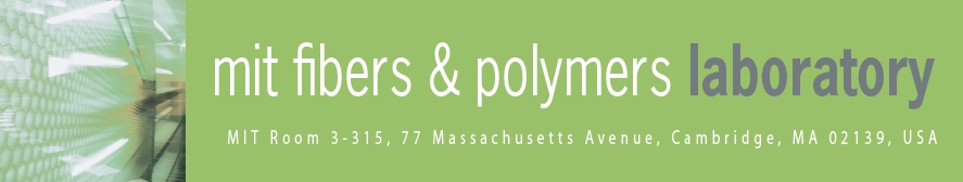 MIT Fibers and Polymers Lab banner