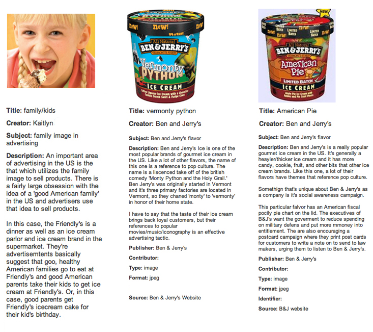 ice cream juxtaposition