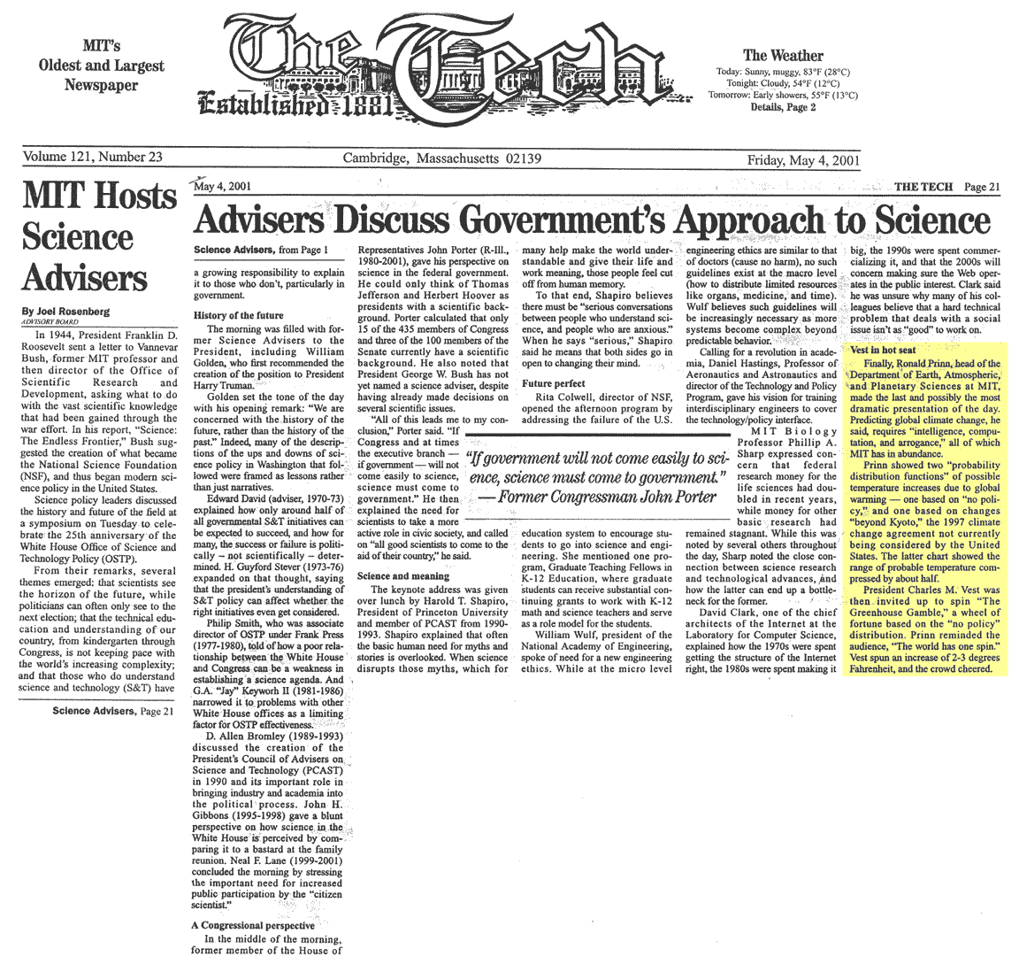 The Tech article