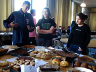 David Wen '10, Anna Haas '11 and Krystin Maiorca '10