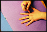 Team Bemis makes hand turkeys