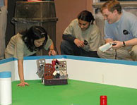 students competing in Maslab