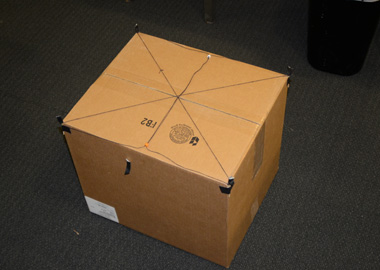 Original cardboard box mockup.