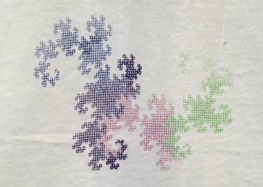 Algorithmically Generated Dragon Curve