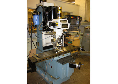 The CNC mill which was used for creating the plaque.