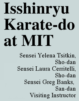 Isshinryu Karate-do at MIT