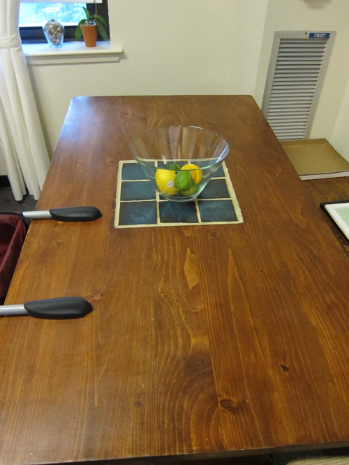 refinished table