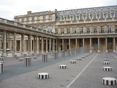 sculptures at Palais Royales