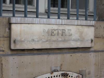 Meter mark, place vendome