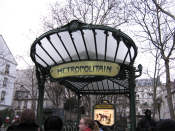 Paris Metro stop