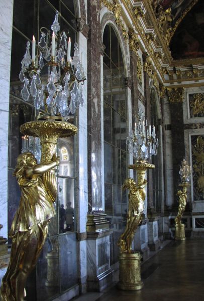 versailles hall of mirrors. in the Hall of Mirrors.