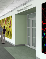 Architectural rendering of the SBC entrance