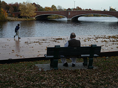 twilight at the river