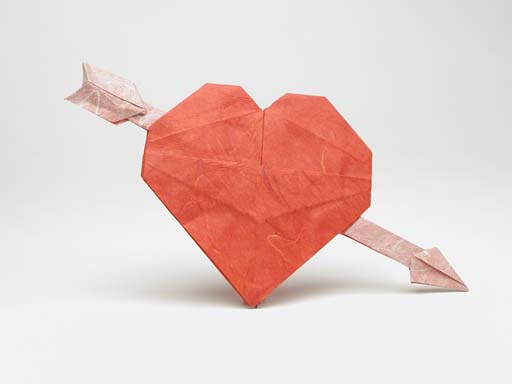 valentines origami. (21 steps), Model: Valentine