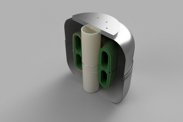Illustration of MIT’s new axion detector