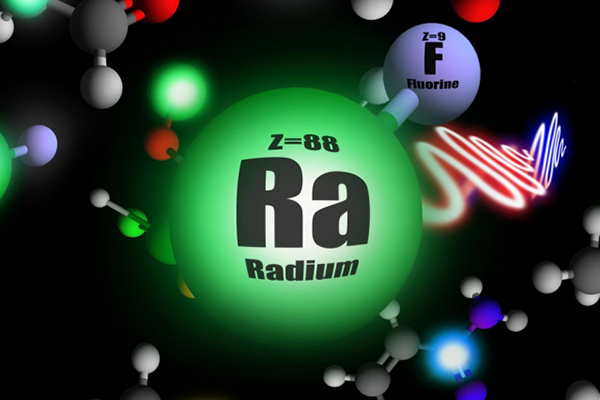 radioactive molecules