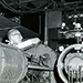 Mr. E. White adjusting Cyclotron RF System