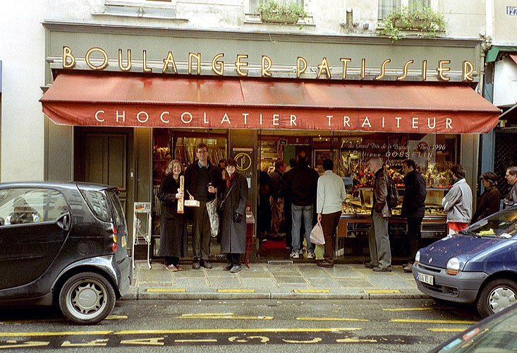 A chocolate store in Paris.