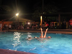 SwimmingShow - Honeymoon ResortsDiviVillage - Dec'10