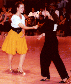 Jen and I at the Hahvahd Comp