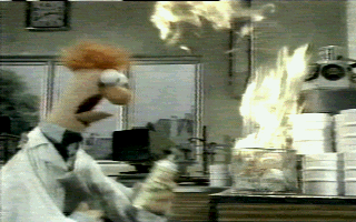 Beaker, from the Muppets