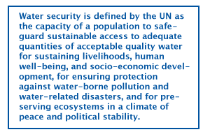 UN water security definition