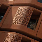 Student housing facade