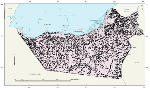 Distribution of observation sites