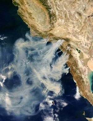 2003 NASA fire image