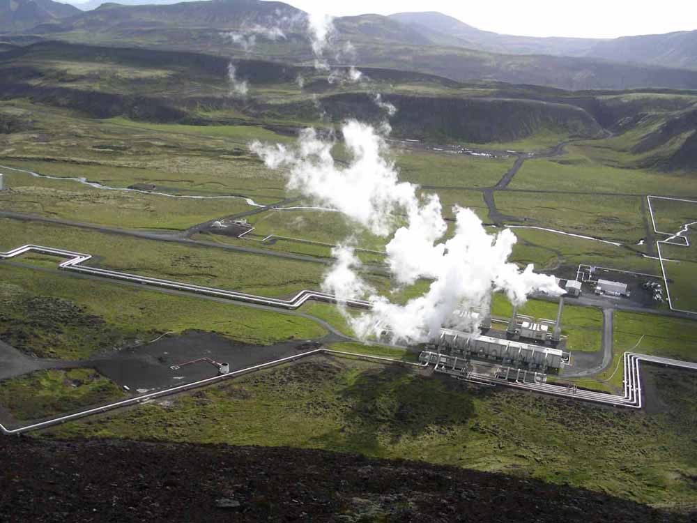 Geothermal station near Reykjavik