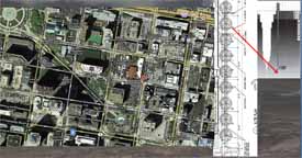 Friends Center map and geothermal site plan