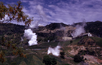 The Geysers power plant, Sonoma County, California