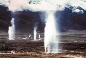 Geothermal field, Yangbaijing, Tibet