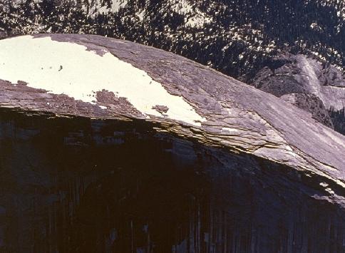 Sheeting or exfoliation on Half Dome, Yosemite National Park, CA