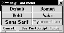 [Font Panel - LaTeX]