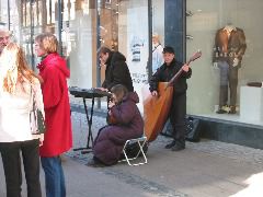 Russian street performers on the Stroget