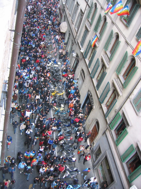 War Protests in Florence