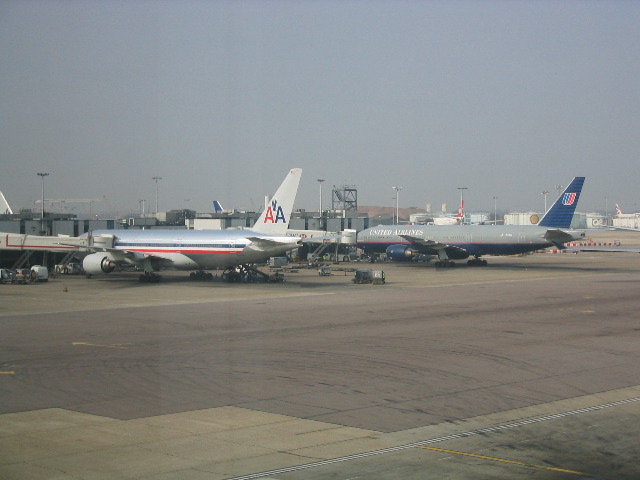 View from the Air Canada Maple Leaf Lounge