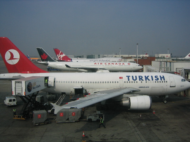 View from the Air Canada Maple Leaf Lounge
