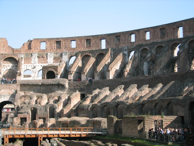 Inside the Colosseum