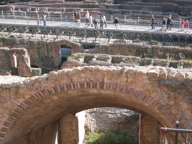 Inside the Colosseum