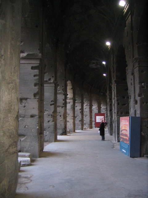 Inside the Colosseum
